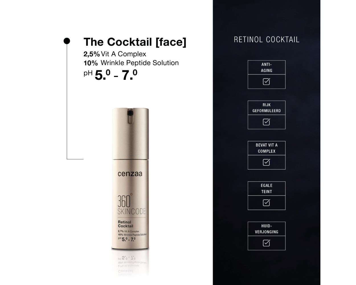360 SKINCODE RETINOL COCKTAIL - Afbeelding 3
